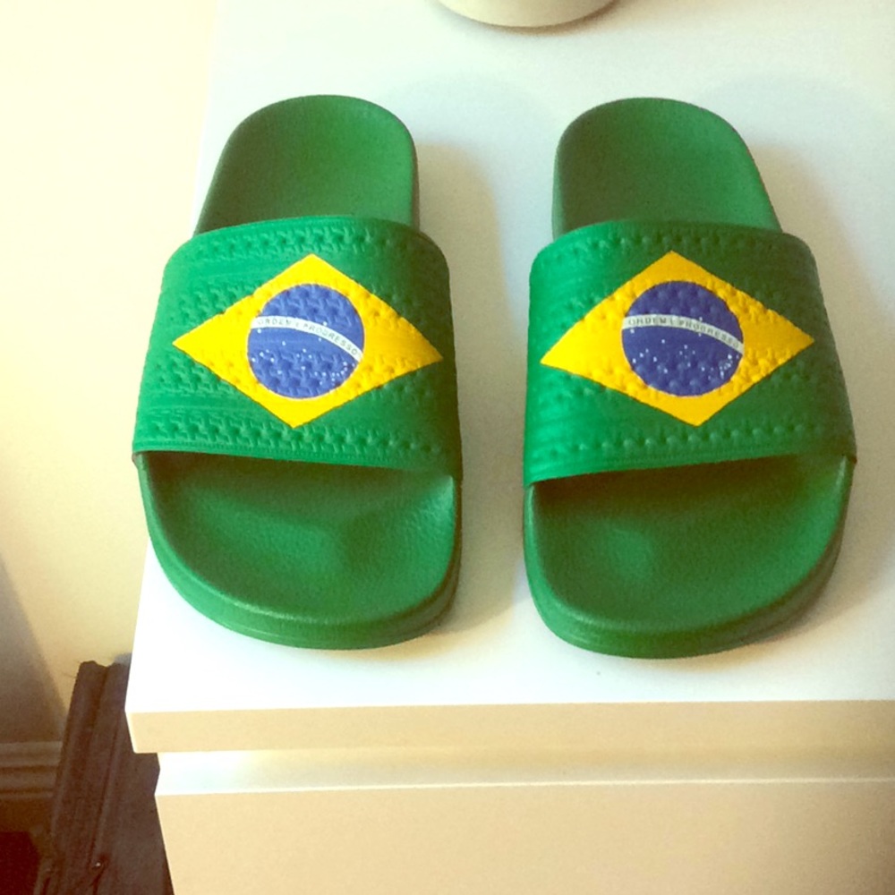 Slides, Brazil, adidas, MMA gym sandals